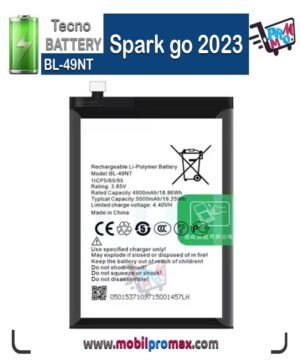 Tecno Spark go 2023 battery