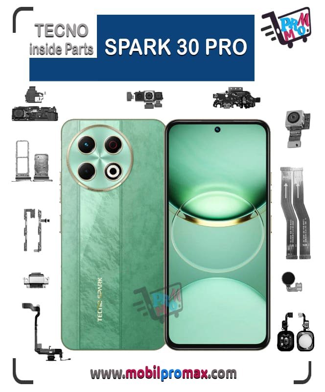 TECNO SPARK 30 PRO inside parts