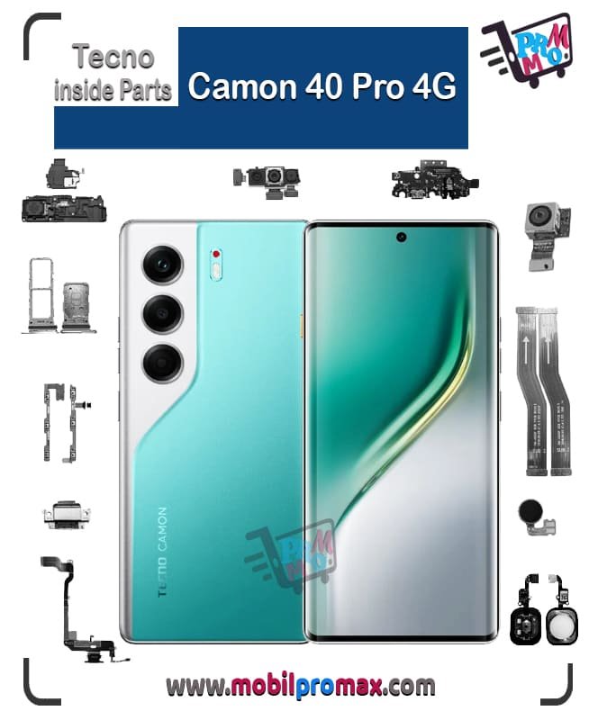 Tecno Camon 40 Pro 4G inside parts